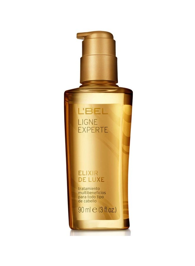 L'Bel LBEL, ELIXIR DE LUXE, MULTI-BENEFIT TREATMENT FOR ALL HAIR TYPES, 3 FL. OZ. - Image 1